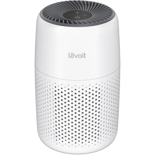 Air Purifier for Bedroom Home Dorm with 3-in-1 Filter and Aroma Pad, Captures Smoke Allergens Pet Dander Odor Dust, Desktop